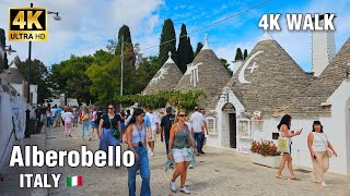 ALBEROBELLO, Italy's most beautiful fairytale town, 4K walking tour