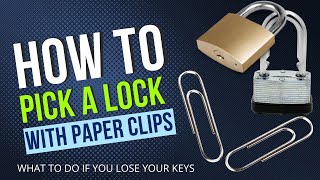 How to Pick a Lock With  Paperclips  - ( Lost Box Truck Lock Key) by Box Lyfe 468 views 2 years ago 9 minutes, 7 seconds