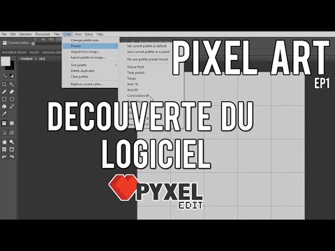 TUTO PYXEL EDIT [FR] - 01 - LES OUTILS - Pixel