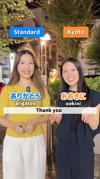 Standard Japanese VS Kyoto Dialect 🇯🇵