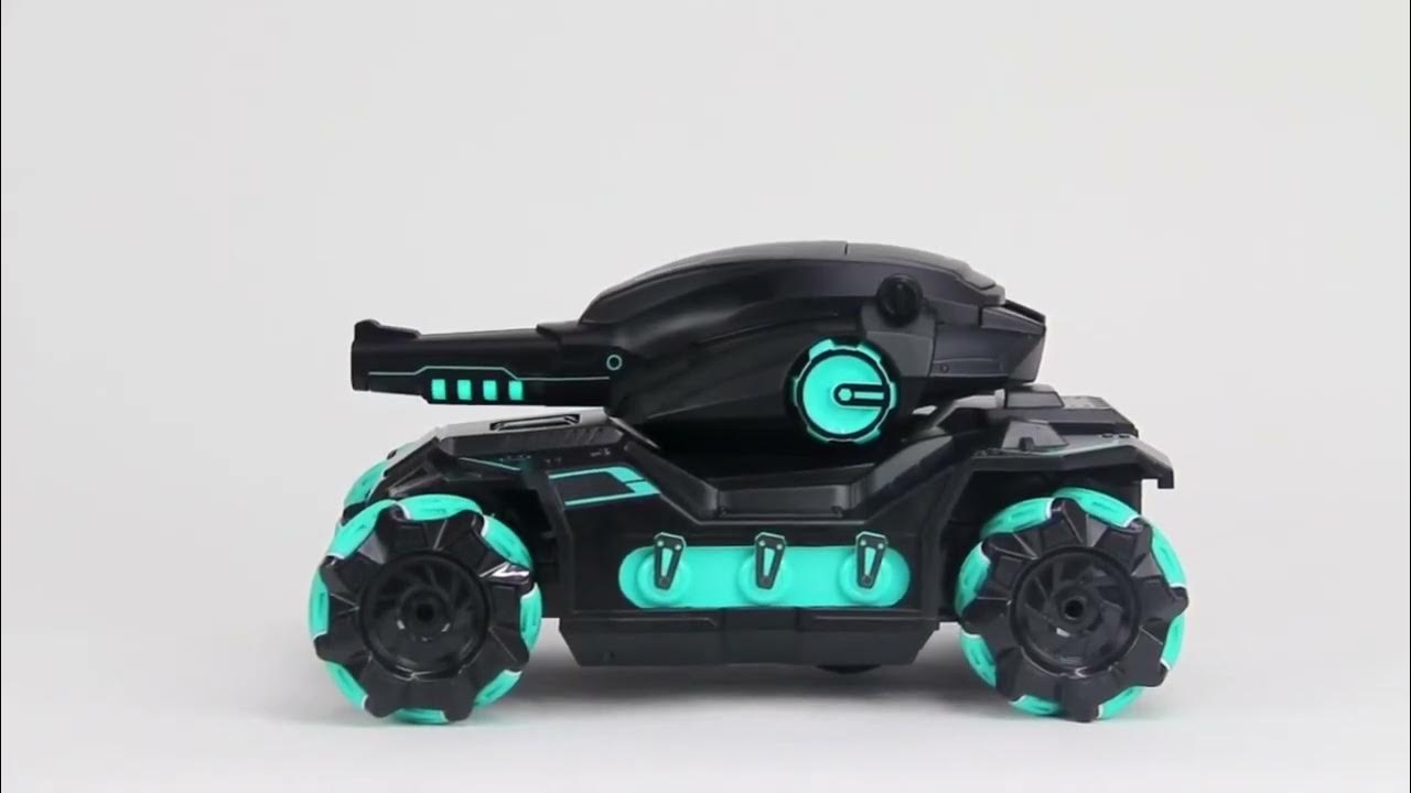 Танк радиоуправляемый с гидрогелевыми пулями - YouTube