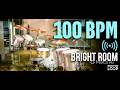 Rock Radio Drum Loop 100 BPM - "Bright Room" Series (10 Minutes Practice Track).