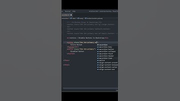 Active and Disabled Button in Bootstrap #bootstrap #active #button #shorts
