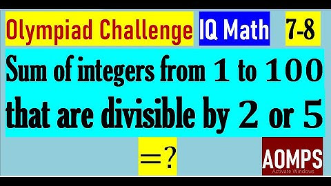 Find the sum of integers from 1 to 100 that are divisible by 2 or 5.