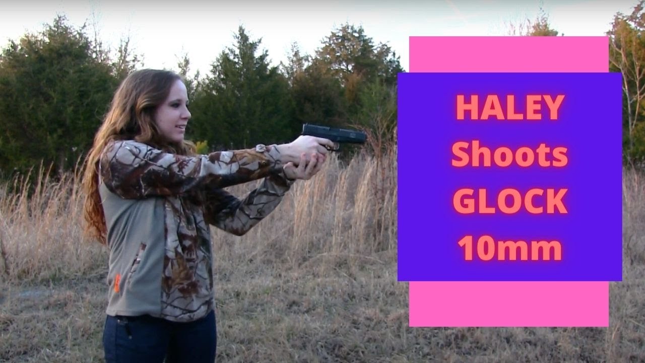 Haley Rounds Haley Shooting Ted Nugent Rounds w/ Glock 20C 10mm - YouTube