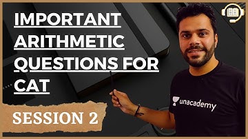 Important Arithmetic Questions for CAT & OMETs || Session - II || Udit Saini