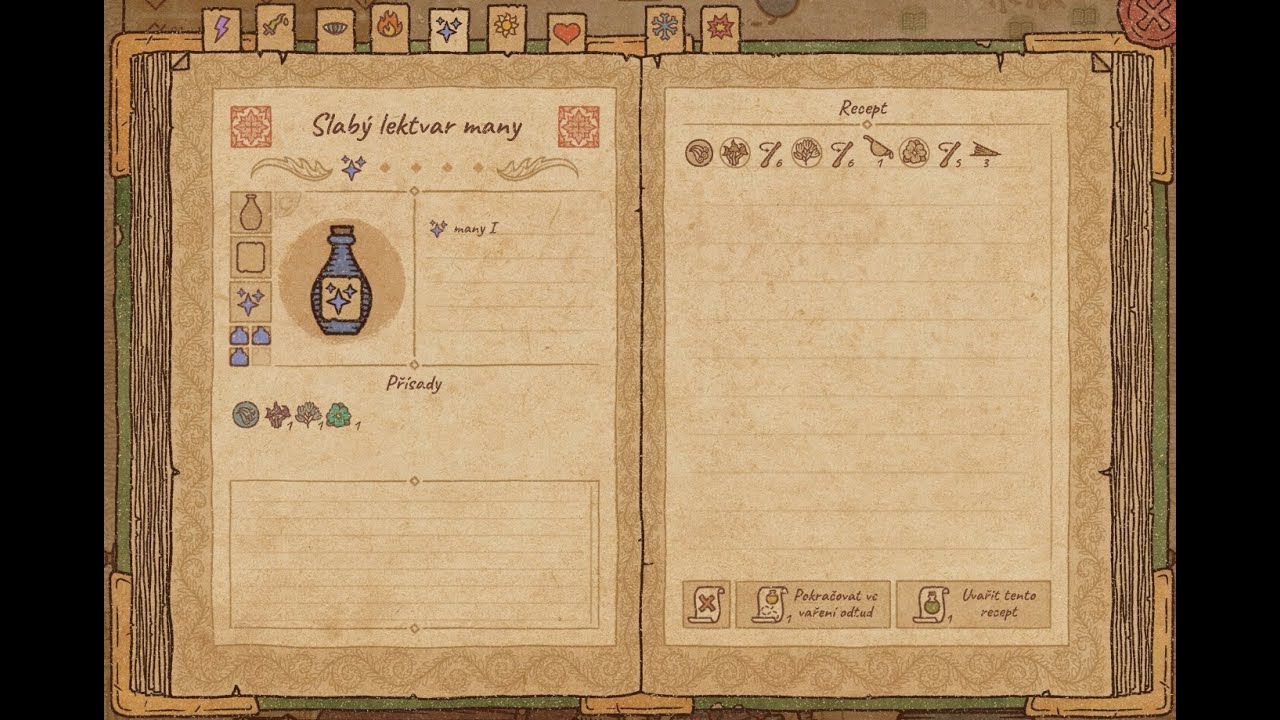 Potion Craft - lektvar many I