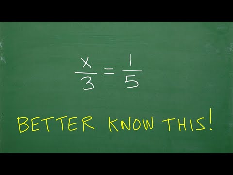 X3 = 15, Must Know Algebra Topic!