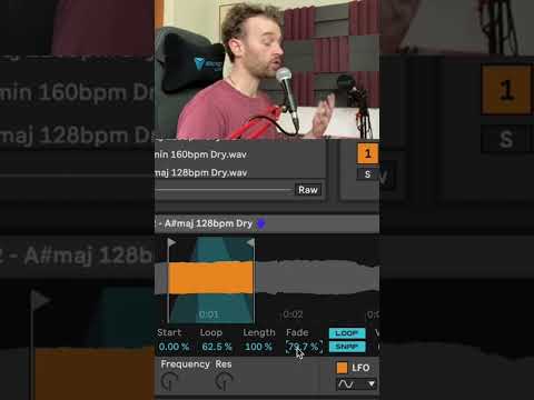 Turning a sample