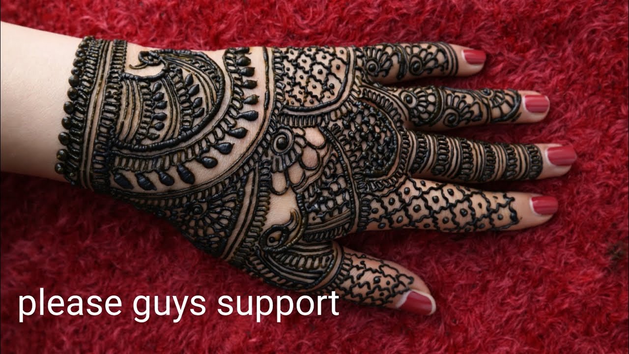 😍Beautiful and trending mehndi design/mehndi design/simple mehndi/viral mehndi design/henna
