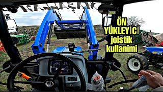 Traktör Ön Yükleyi̇ci̇ Nasil Kullanilir Joi̇sti̇k Kullanimi Özkan Maki̇na Fl3500