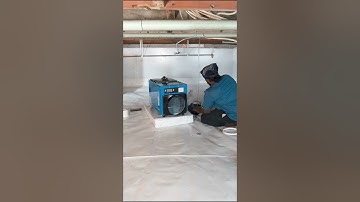 Crawl Space Encapsulation Timelapse