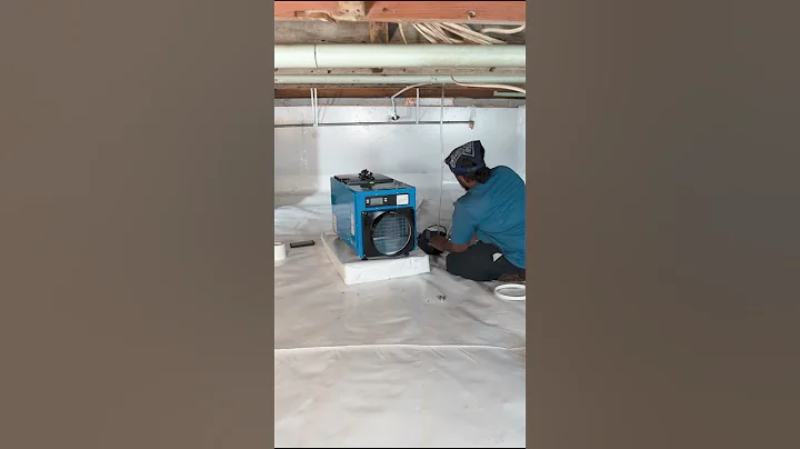 Crawl Space Encapsulation Timelapse