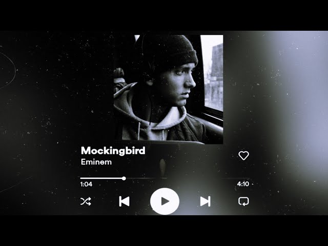 Eminem - mockingbird(Lyrics spotify version) 