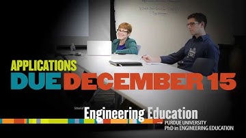 PhD in Engineering Education Application Process