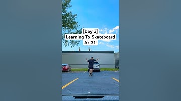[Day 3] Learning To Skateboard at 31! #skateboarding #beginners #skate