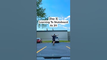 [Day 3] Learning To Skateboard at 31! #skateboarding #beginners #skate