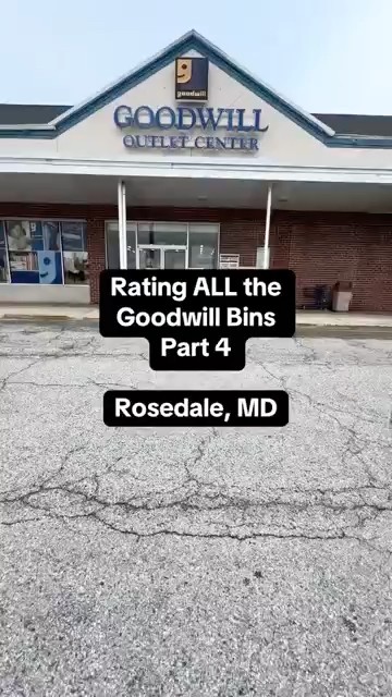 Rating ALL the Goodwill Bins Part 4- Rosedale, MD #2025 #may #thrift # ...