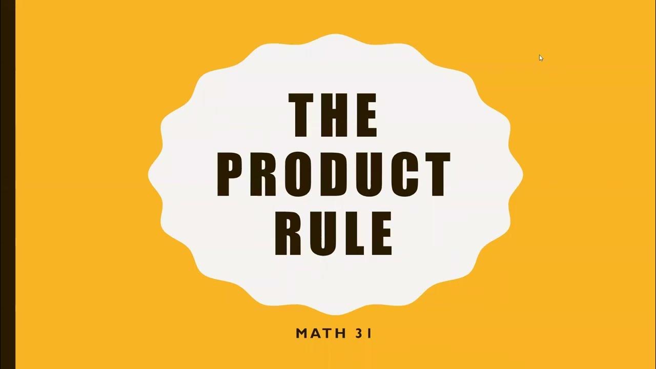 Product rule