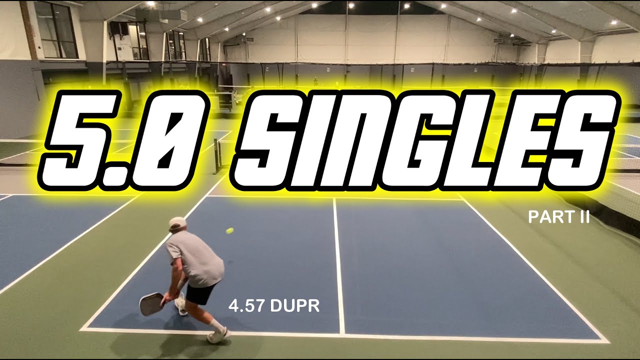 I'm a 4.57 DUPR Playing in the 5.0 Open Division in Singles Charlotte, NC - Part 2