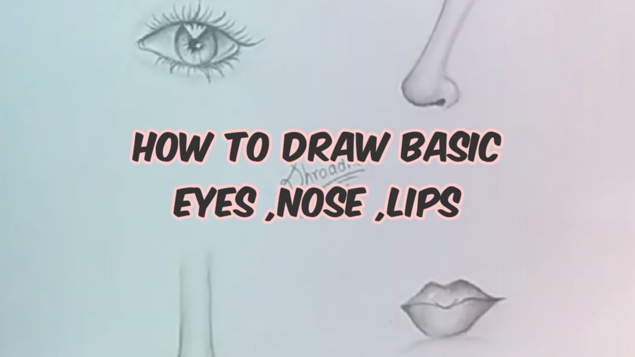 basic sketches for beginners..easy ones ,shraddha Sulebhavikar - YouTube