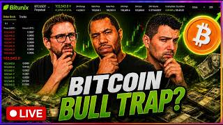 Bitcoin Bull Trap? Live Trading and Analysis