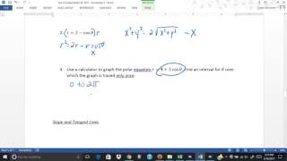 Section 10 4 Polar Graphs Examples 2 & 3