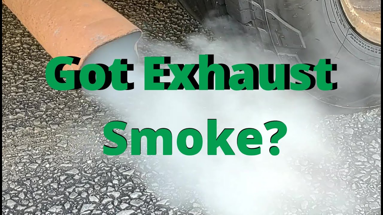 Black, Blue and White Smoke From Exhaust. What It Means. YouTube