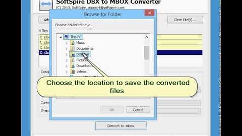 SoftSpire DBX to MBOX Converter