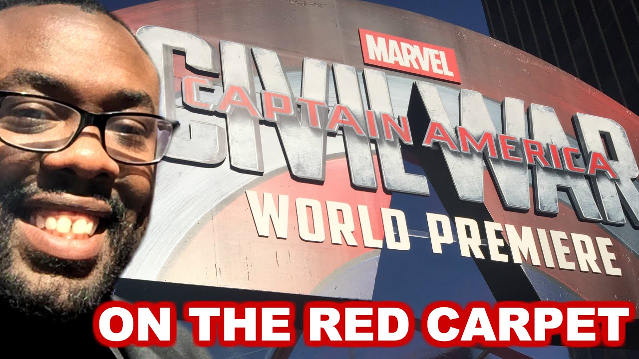 CAPTAIN AMERICA CIVIL WAR PREMIERE - Andre on the Red Carpet
