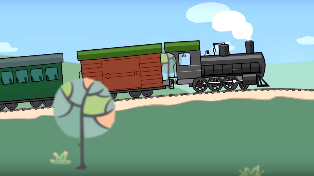 vehículos en español! Locomotora de vapor - YouTube