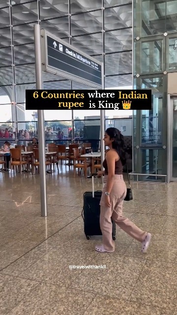 6 countries where Indian rupee is King #short #shorts #travel #countries #travelwithankii
