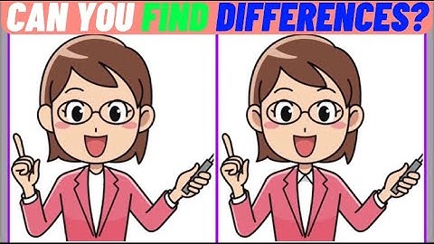[ Spot the differences ] 💥Genius can find differences!! Find 3 differences between 2 pictures