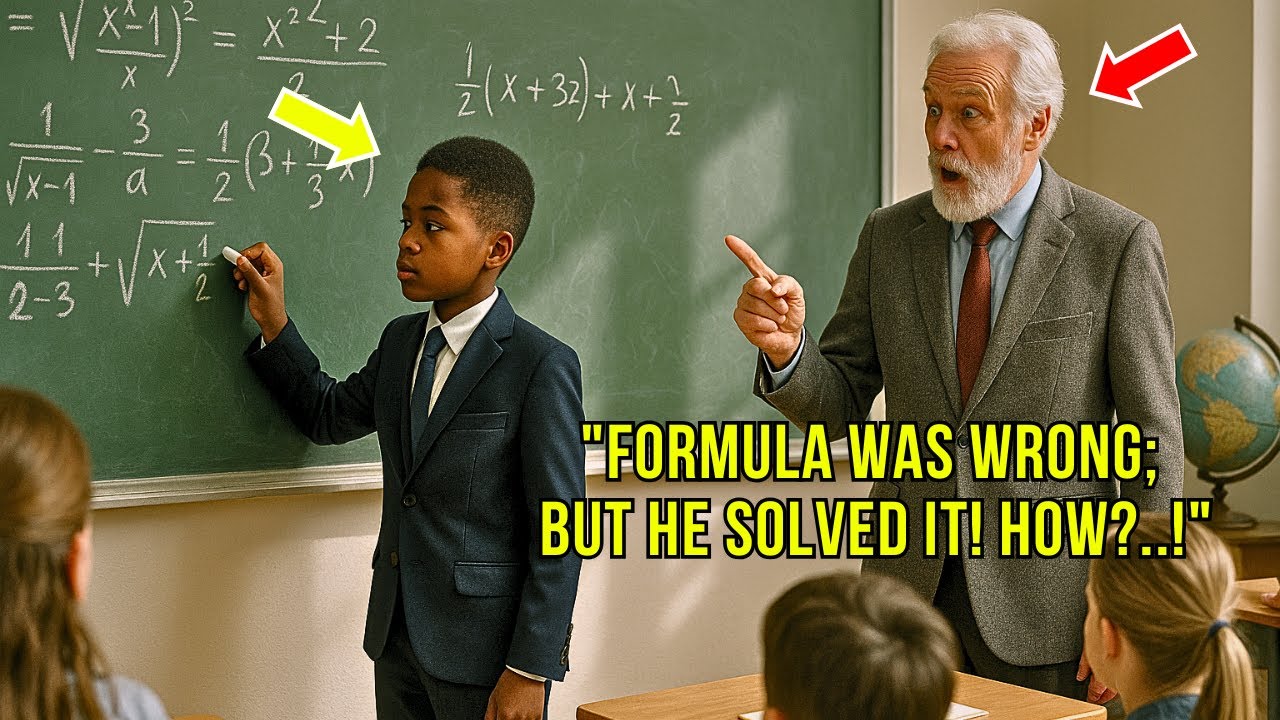 Math Professor Wrote Wrong Equation on the Board to Test a Black ...