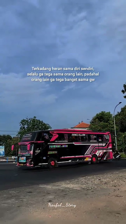 story WA Bus Trend kata kata sad X Tj Black Pink #shorts