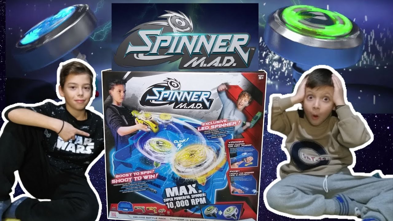 Spinner M.A.D. Deluxe Battle Pack Gameplay