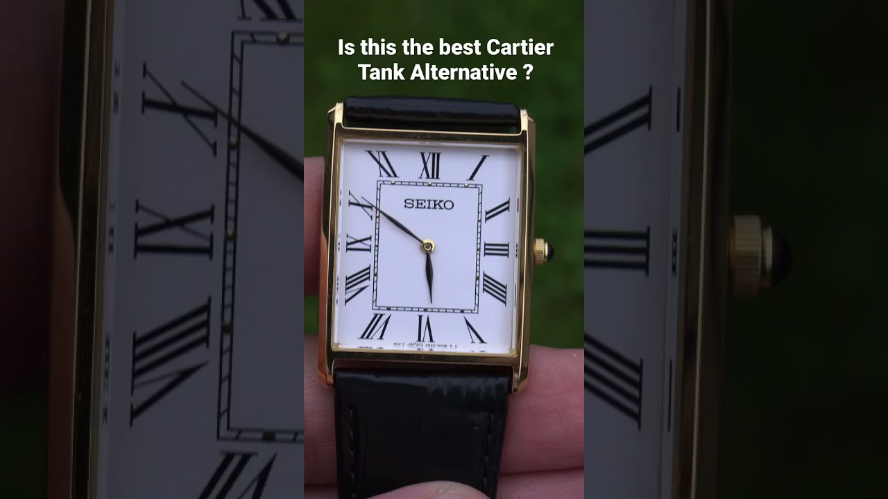 Best Cartier Tank Alternative: The Seiko Tank - YouTube