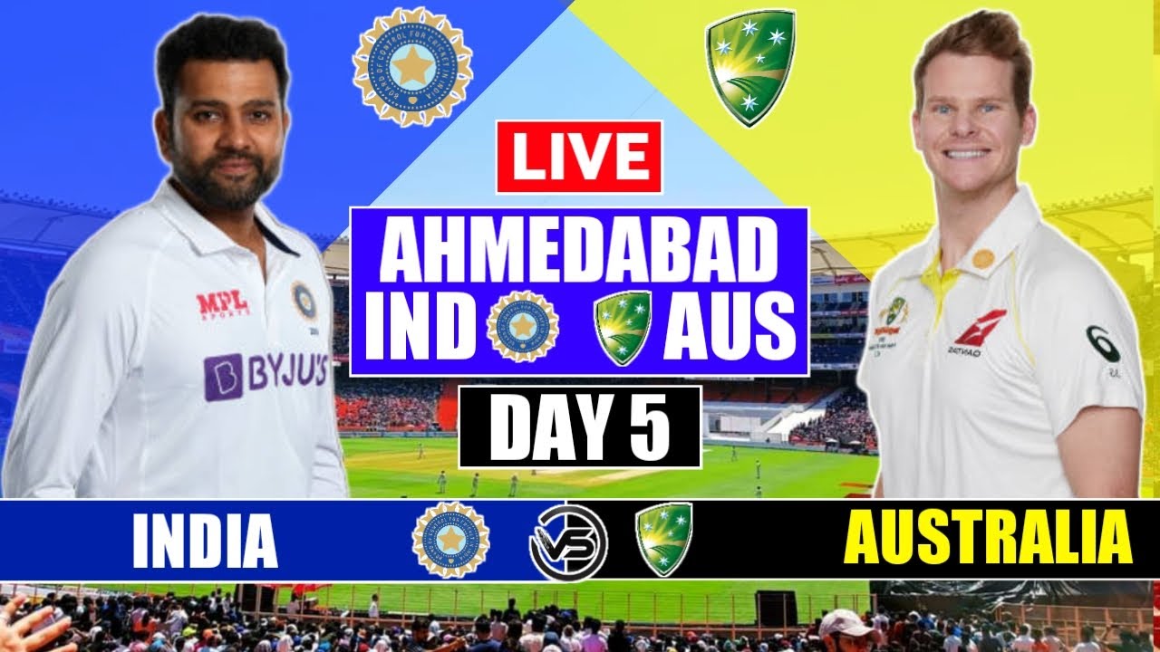 India v Australia 4th Test Day 5 Live Scores IND v AUS Test Live