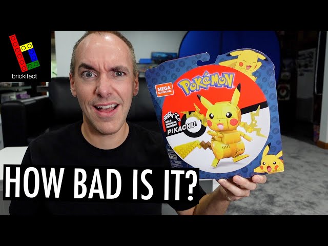 HOW BAD IS IT? Mega Construx Pokemon Pikachu 