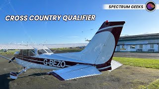 Cross Country Qualifier Flight // CAA PPL // UK Pilots License