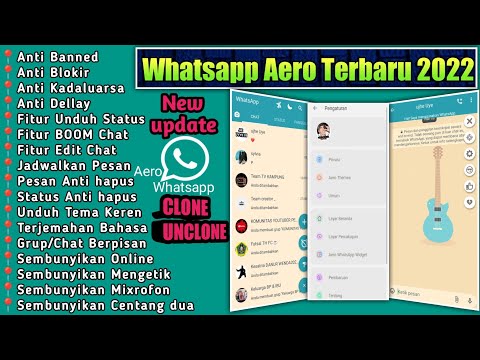 Whatsapp Aero Terbaru 2022 || Wa Aero Update Terbaru 2022 || Wa Mod Anti Kadaluarsa