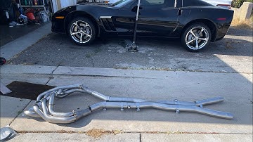 C6 Corvette Header Install! (Speed Engineering long tube headers)