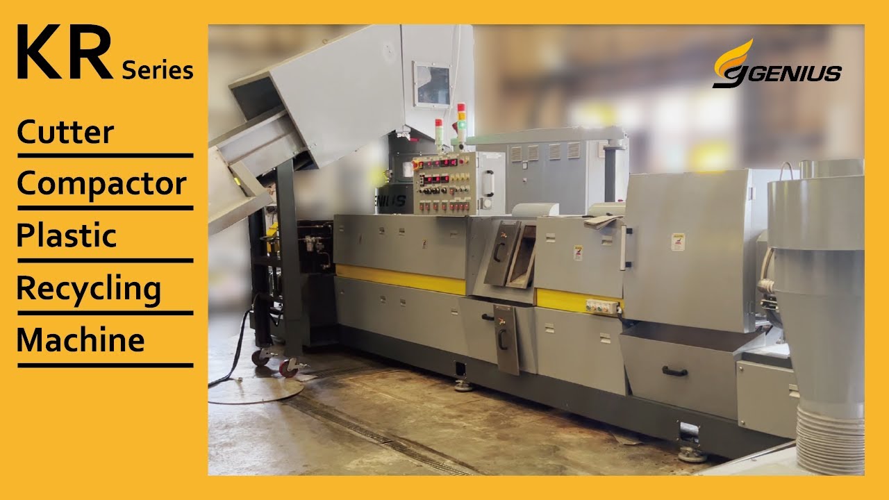 Cutter Compactor Plastic Recycling Machine PE Film Recycling PE Bag