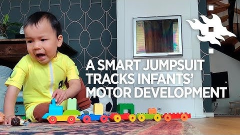 A smart jumpsuit tracks infants’ motor development