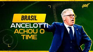 ANCELOTTI ACHOU O TIME? ANÁLISE SOBRE BRASIL X ESCÓCIA