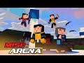 MISI: ARENA MUSIM 3 😎 Tim Jet vs Tim Roza (Ejen Ali Minecraft)