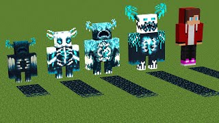 Which of the All Mutant Warden Mobs and Maizen JJ will generate more Sculk ?
