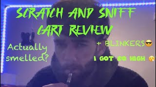 TRYING A MEDICAL SCRATCH AND SNIFF CART FROM A MASS DISPENSARY( actually smelled like pineapples !)