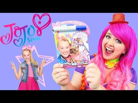 Coloring Jojo Siwa Magic Reveal Ink Coloring Book | Imagine Ink Marker