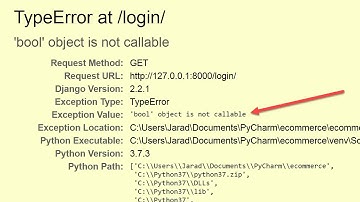 Django request.user.is authenticated() TypeError: 